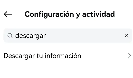 descargar informacion